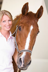 horse and owner